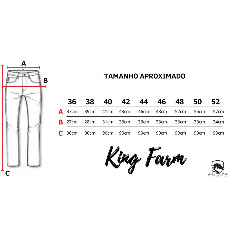 Calça king 2024 farm bronze