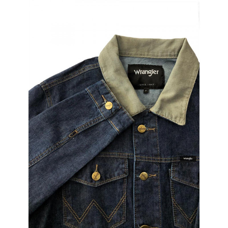 Jaqueta jeans best sale com veludo masculina