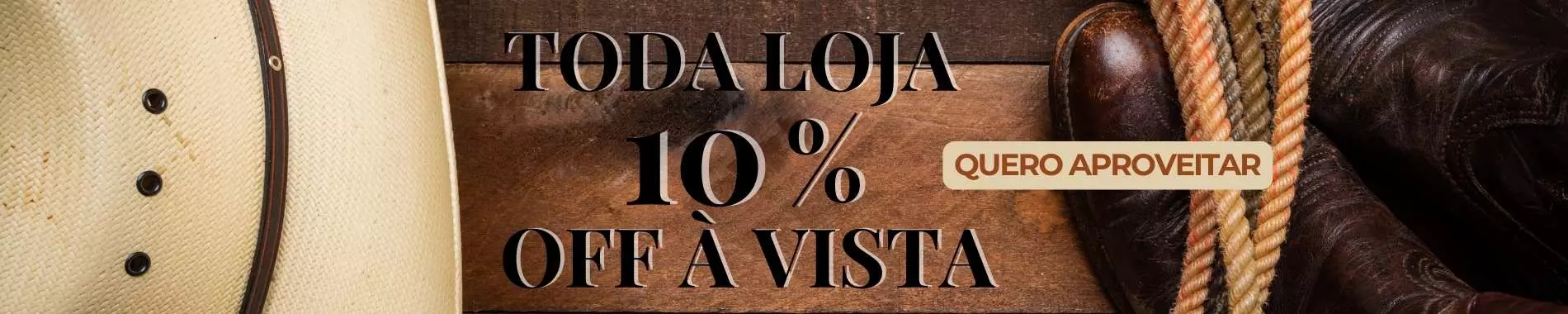 10% off à vista