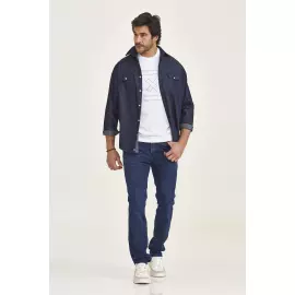 Camisa Jeans Masculina
