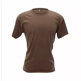 CAMISETA BASICA - MARROM