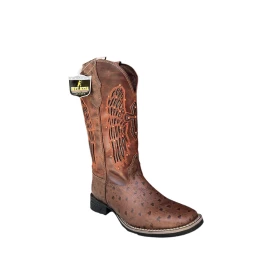 BOTA FEMININA HELAZZA REF 60024 AVESTRUZ