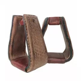 ESTRIBO ENCAPADO COM COURO 136