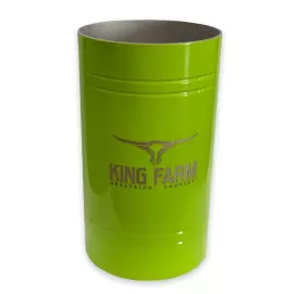 COPO AÇO INOX REDONDO VERDE LIMÃO KING FARM