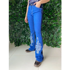 CALÇA FEMININA CL27086 CACTO BOOTCUT WEST DUST