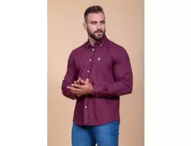 Camisa Manga longa vinho