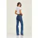 Calça Jeans Feminina Bordada
