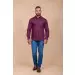 Camisa Manga longa vinho